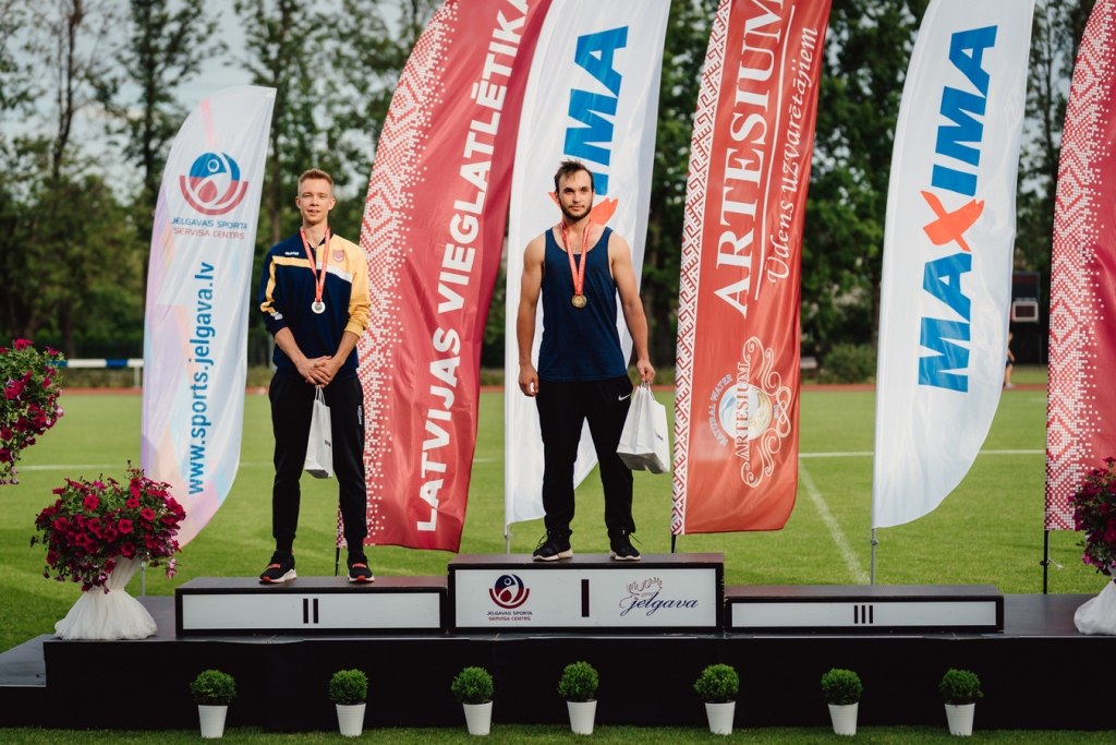 U23 junioru trīssoļlēkšanā uzvaru izcīnīja Armands Aivis Gorbačovs, 2. vieta Ralfam Eihentālam.
Autors: Guntis Bērziņš