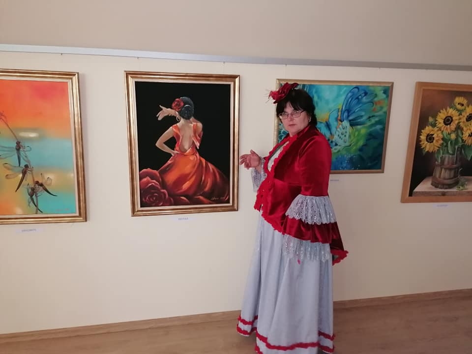 Divas izstādes.
Autors: no A. Mencendorfas albuma