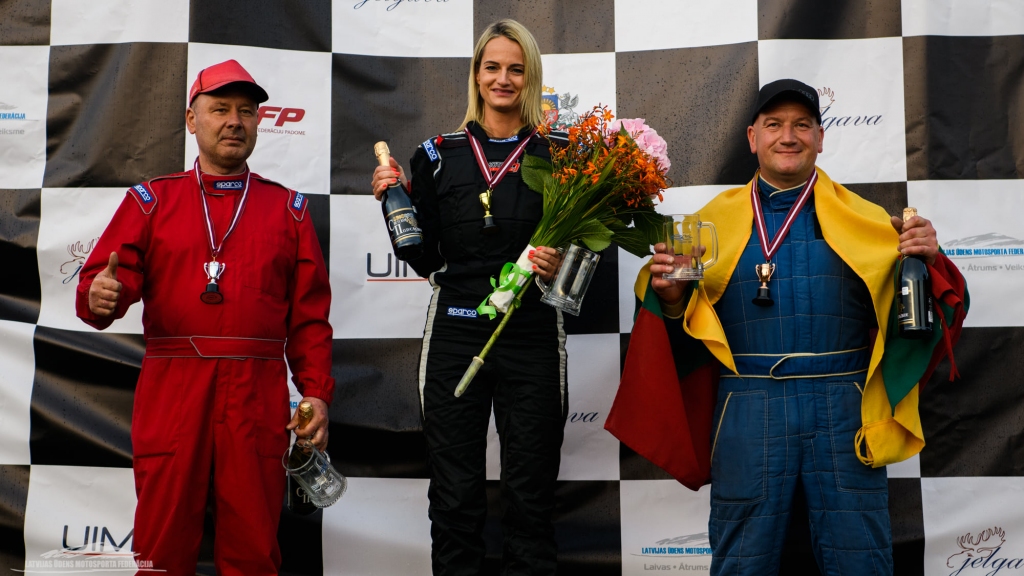 Uzvaras prieks. Ieva Millere uz goda pjedestāla augstākā pakāpiena.
Autors: Viestura Lāča foto