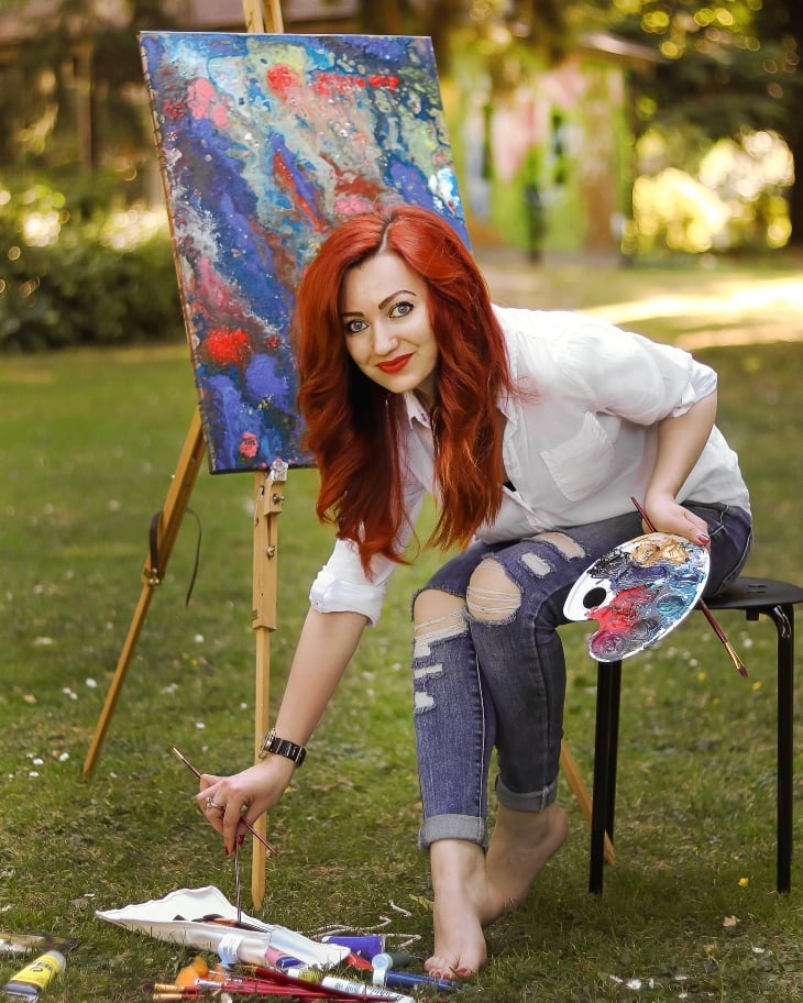 Sarmīte Drapāne: “Izolācijas laiks man bija ļoti radošs, tapa ap 15 darbu.”
Autors: no privātā albuma