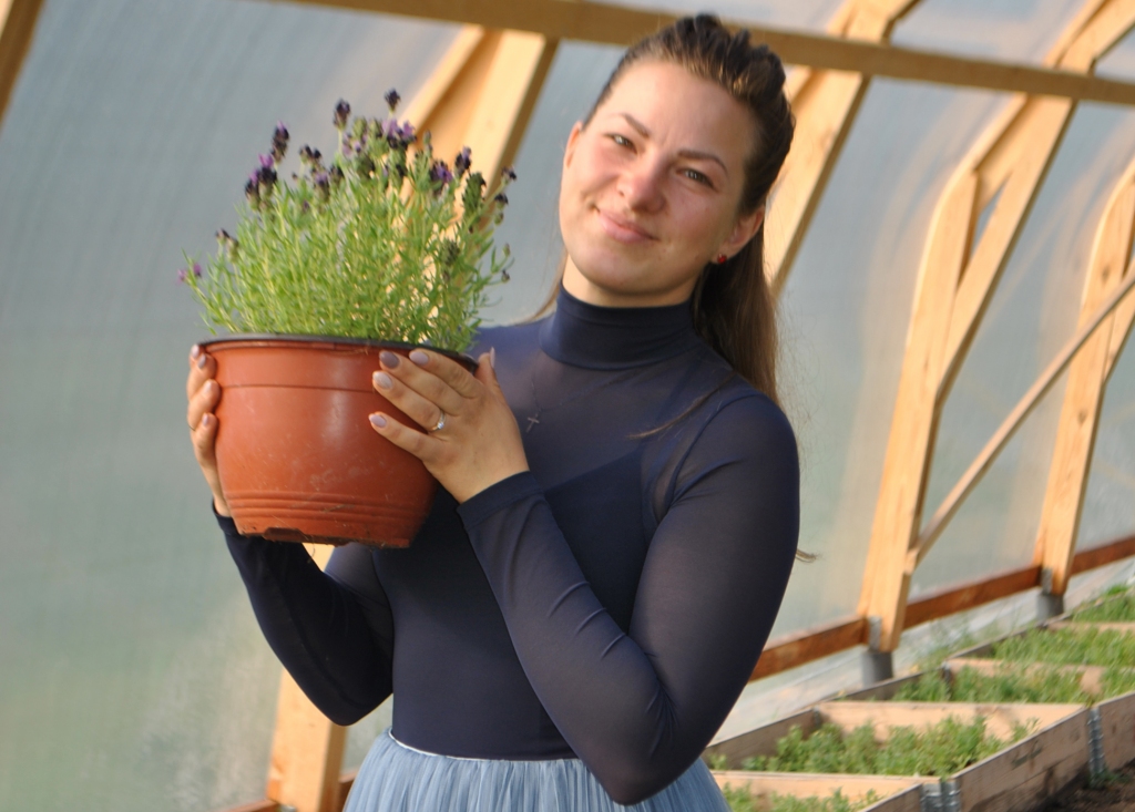 MĪLESTĪBAS DARBS Ilzei ir lavandu un citu augu audzēšana.