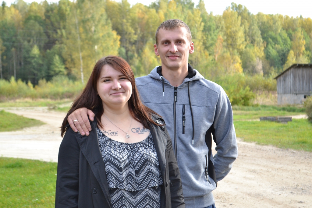 Jubilejas priekšvakarā. Rīt dzimšanas dienu svinēs Diāna Gulbe. Attēlā — kopā ar vīru Jāni.
Autors: Imants Kaziļuns