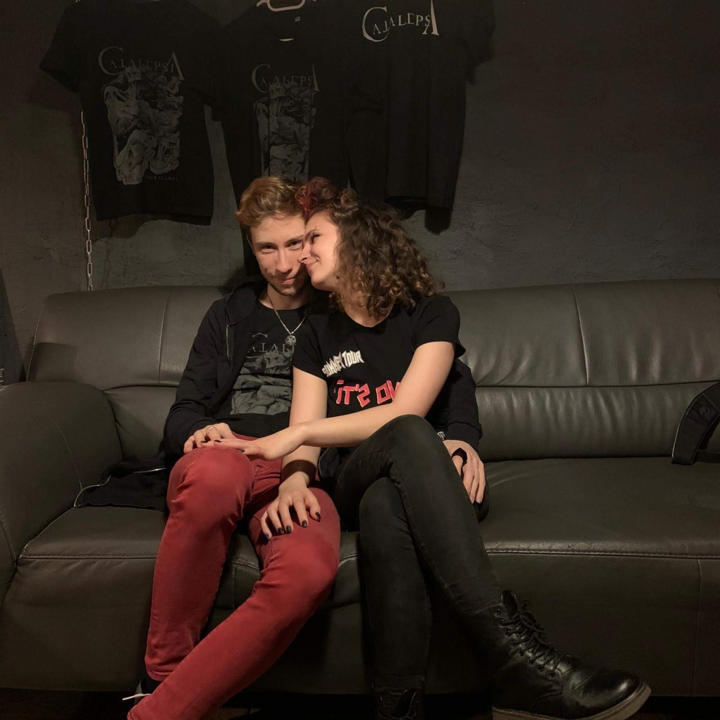Krišjānis Purens un Viktorija Liepiņa.
Autors: Jevgenija Šuļga