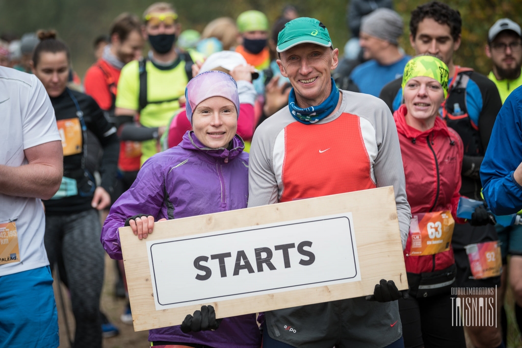 Izturība un raits solis. Garo distanču skrējēji — Dzintra Skārda un Aigars Rublis.
Autors: Raimonda Subatoviča foto