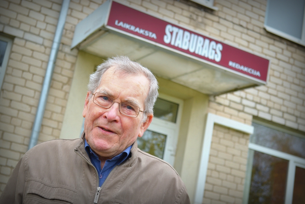 Mūsu uzticīgais lasītājs. Jaunjelgavietis Juris Priedītis.
Autors: Imants Kaziļuns