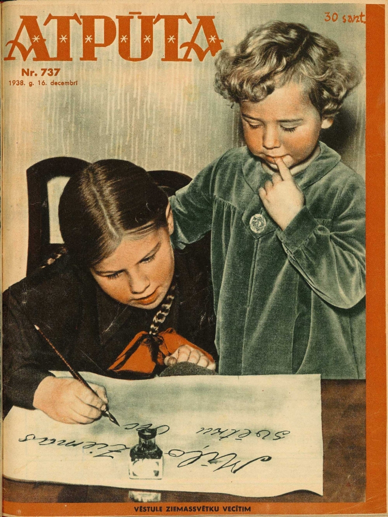 “Atpūtas” vāks 1936. gada 18. decembrī.
Autors: no www. periodika.lv