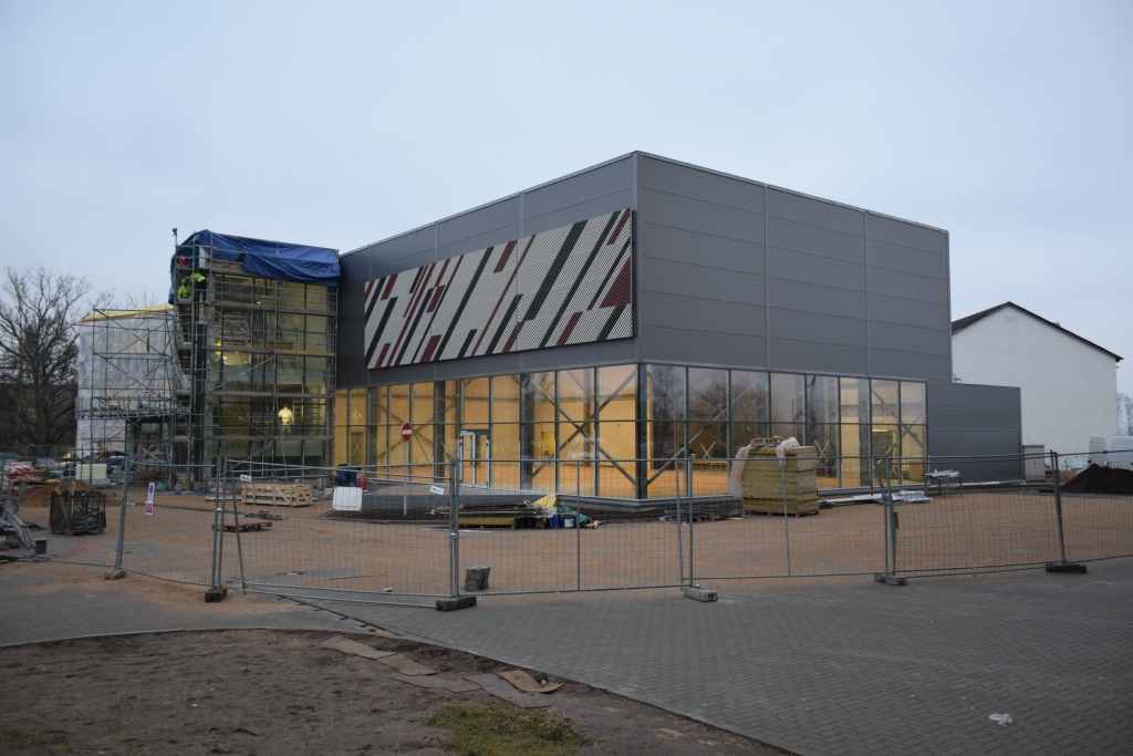 Aizkraukles novada vidusskolas ēkas piebūvI ekspluatācijā paredzēts nodot janvārī.
Autors: Imants Kaziļuns