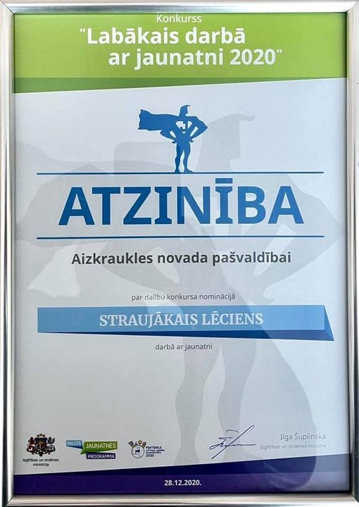 Aizkraukliešiem straujākais lēciens.