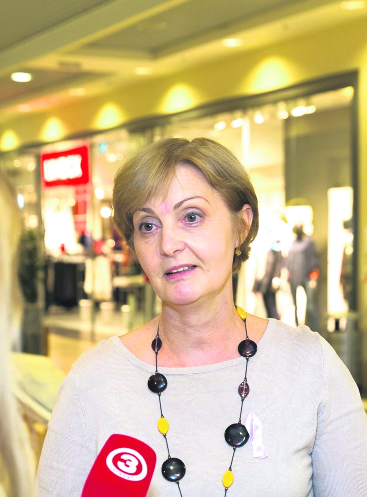 Gunita Berķe, organizācijas “Spēka avots” valdes priekšsēdētāja.