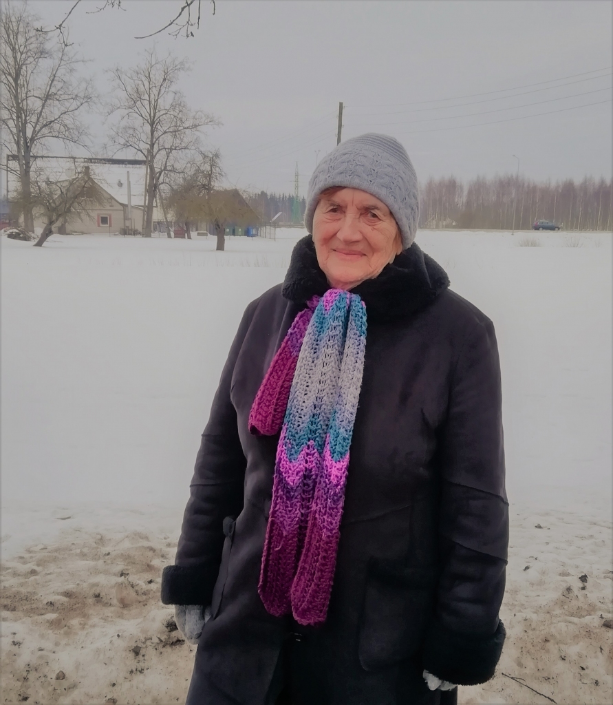 Terēze Gerasimova jau vairāk nekā sešdesmit gadu ir koknesiete.
Autors: Lonija Broka