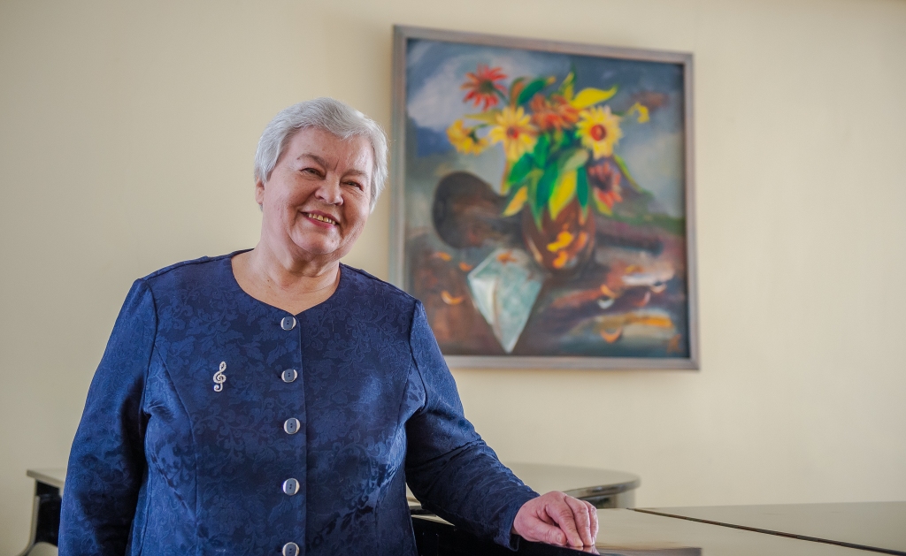 Skaidrīte Gasparoviča lielāko daļu sava darba mūža veltījusi jauno talantu skološanai Aizkraukles Mūzikas skolā.