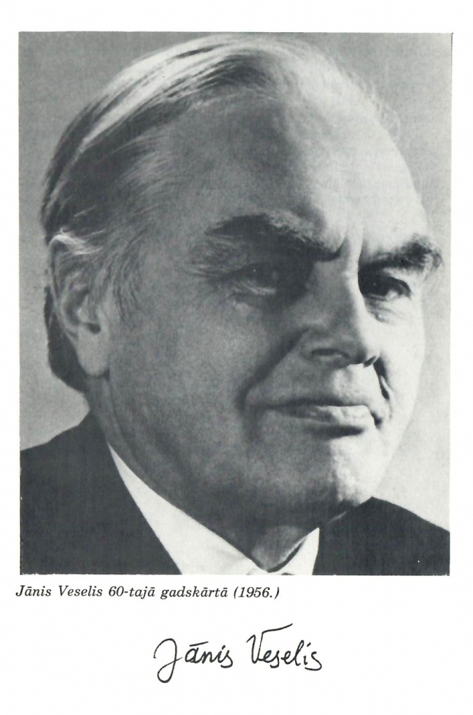 Jāņa Veseļa portrets.