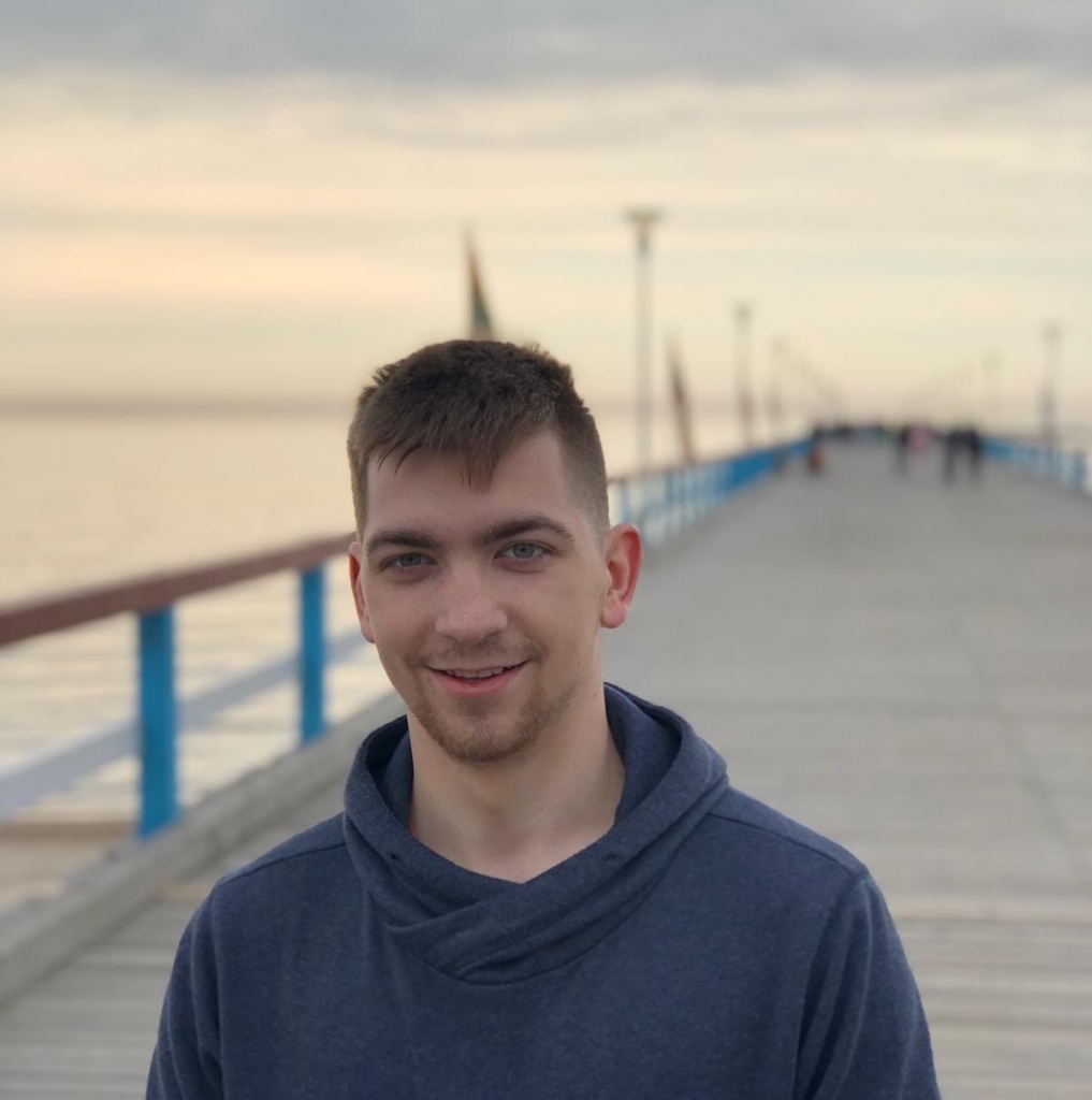 Māris Arcihovičs, Vidzemes Augstskolas mediju un žurnālistikas students.