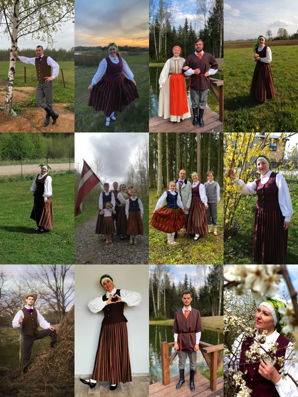 PIEDALĀS VIRTUĀLajĀ GĀJIENĀ. Pērn arī Neretas kultūras nama vidējās paaudzes deju kolektīvs “Sēļi’’ piedalījās šajā akcijā. Fotokolāžu ar kolektīva bildēm izveidoja vidējās paaudzes deju kolektīva “Sēļi” dejotājs Valts Klibiķis.
Autors: no www.nereta.lv