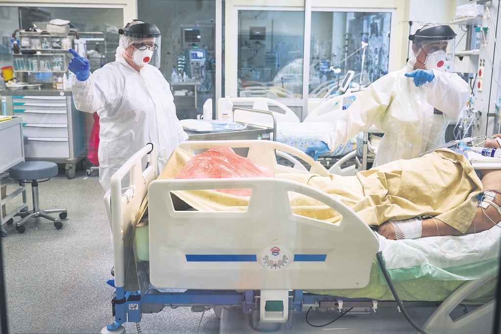 Paula Stradiņa klīniskajā universitātes slimnīcā diendienā sastopas ar Covid-19 realitāti.
Autors: Gatis Rozenfelds (Valsts kanceleja)