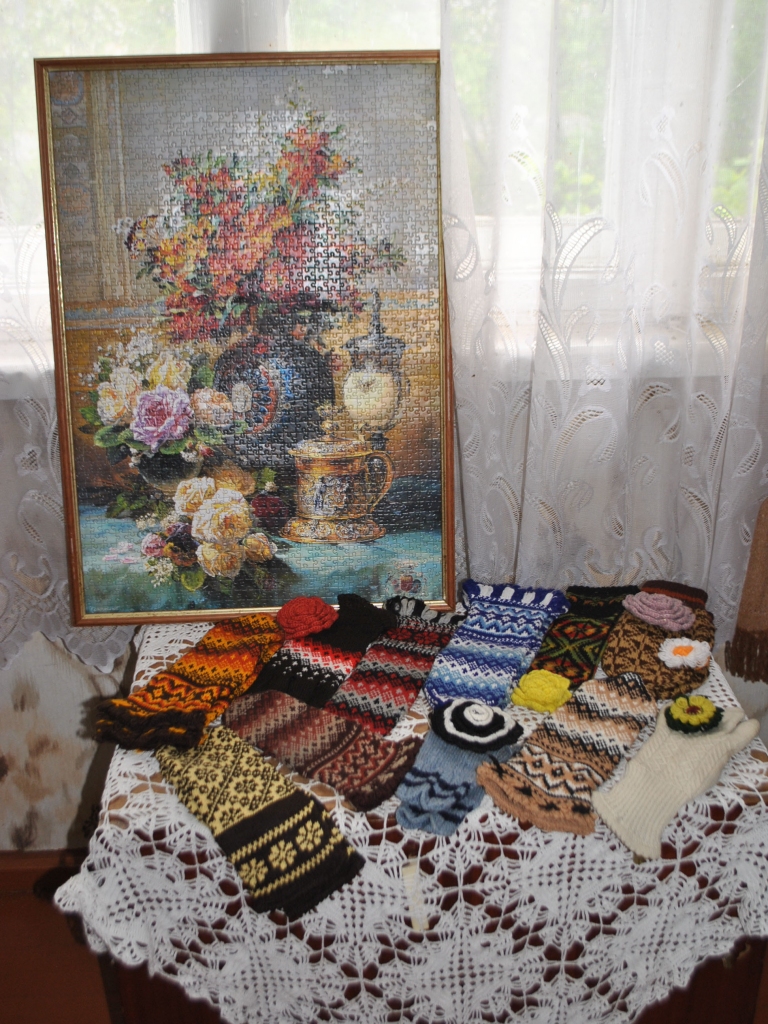 IZSTĀDES CIENĪGI ROKDARBI. Puzles, kas izveidotas kā gleznas, ir dēla Andra aizraušanās.