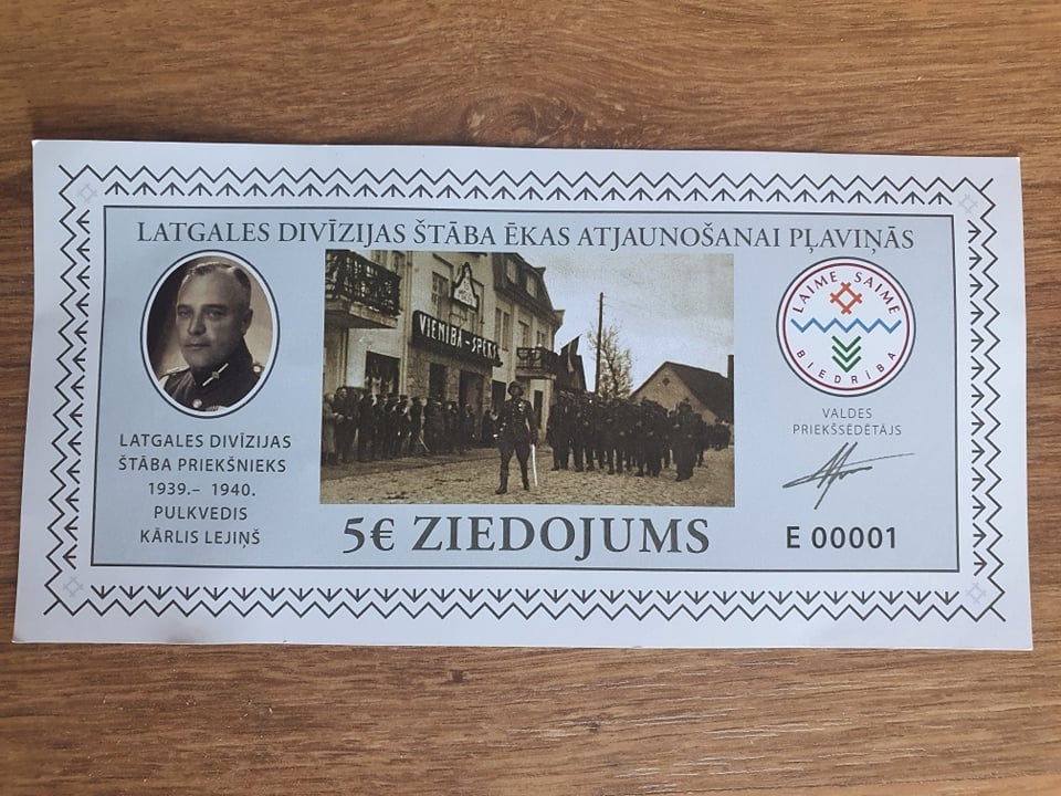 ZIEDOJUMU ZĪMES var iegādāties ikviens.
Autors: no biedrības “Laime Saimē”