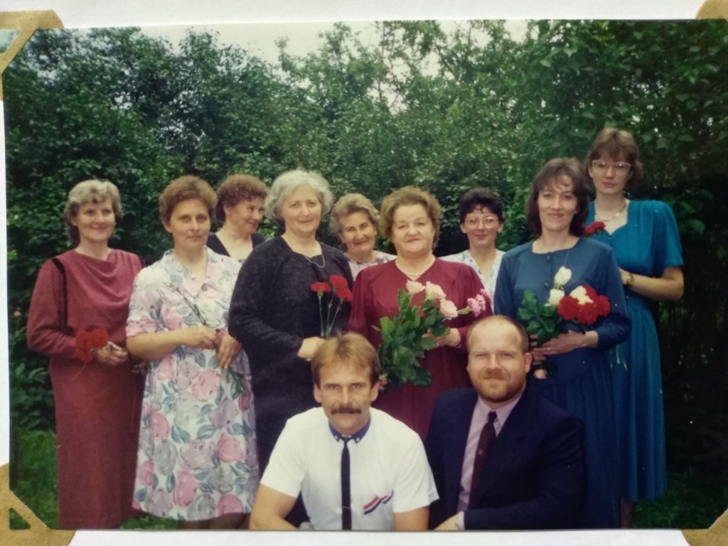 Zalves pamatskolas skolotāji.
Autors: no Sēļu kluba arhīva