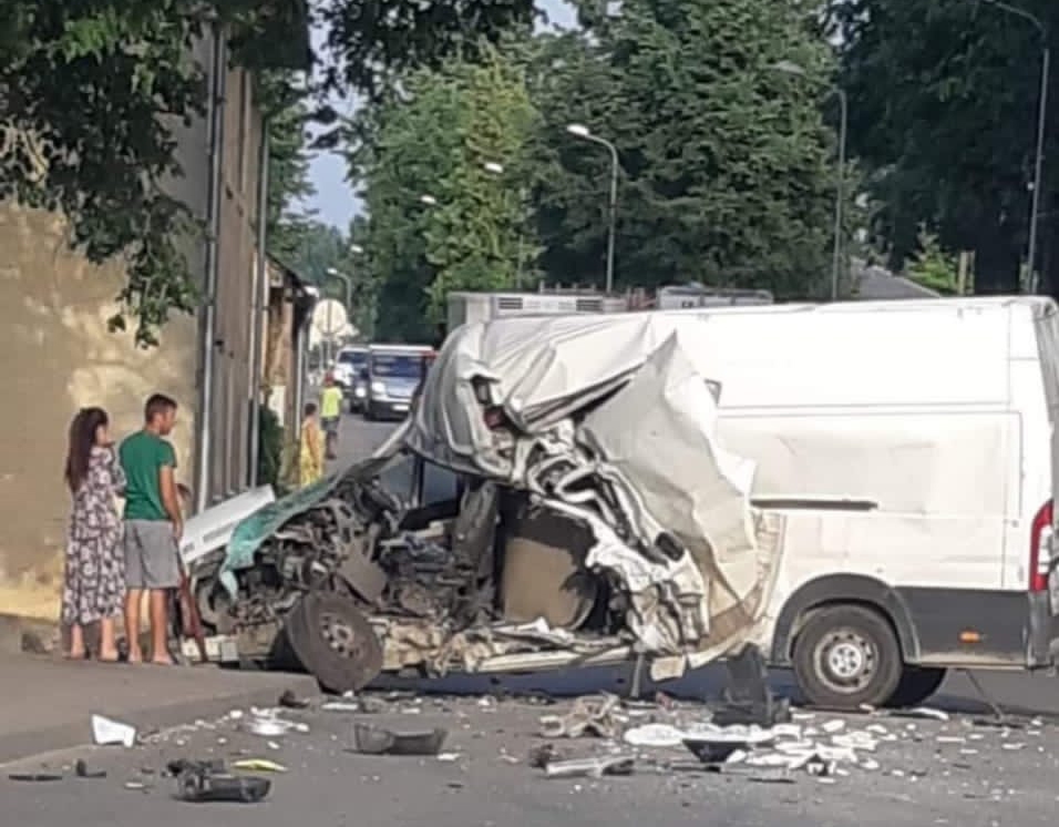Auto sadursme Jaunjelgavā.