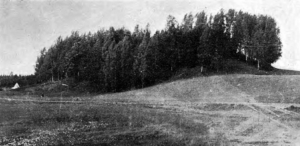 Puduļu pilskalns 20. gadsimtā. Tā apdzīvotības sākums datējams ar 7. — 8. gadsimtu.
Autors: no www.pilskalni.lv