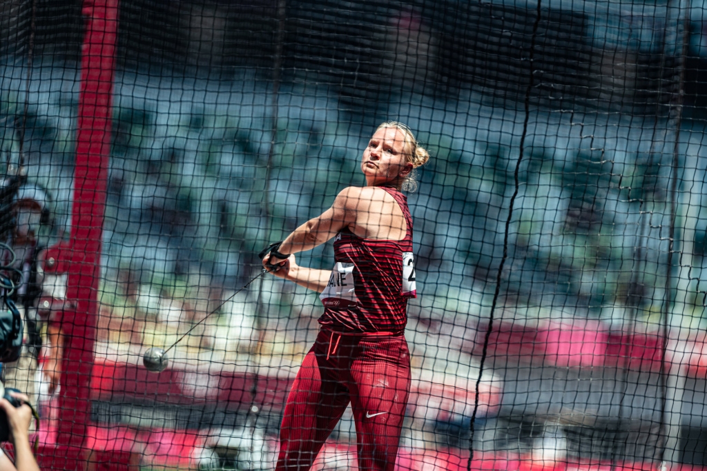 Debija olimpiskajās spēlēs. Laura Igaune no Kokneses sacensībās Tokijā.
Autors: Mikus Kļaviņš