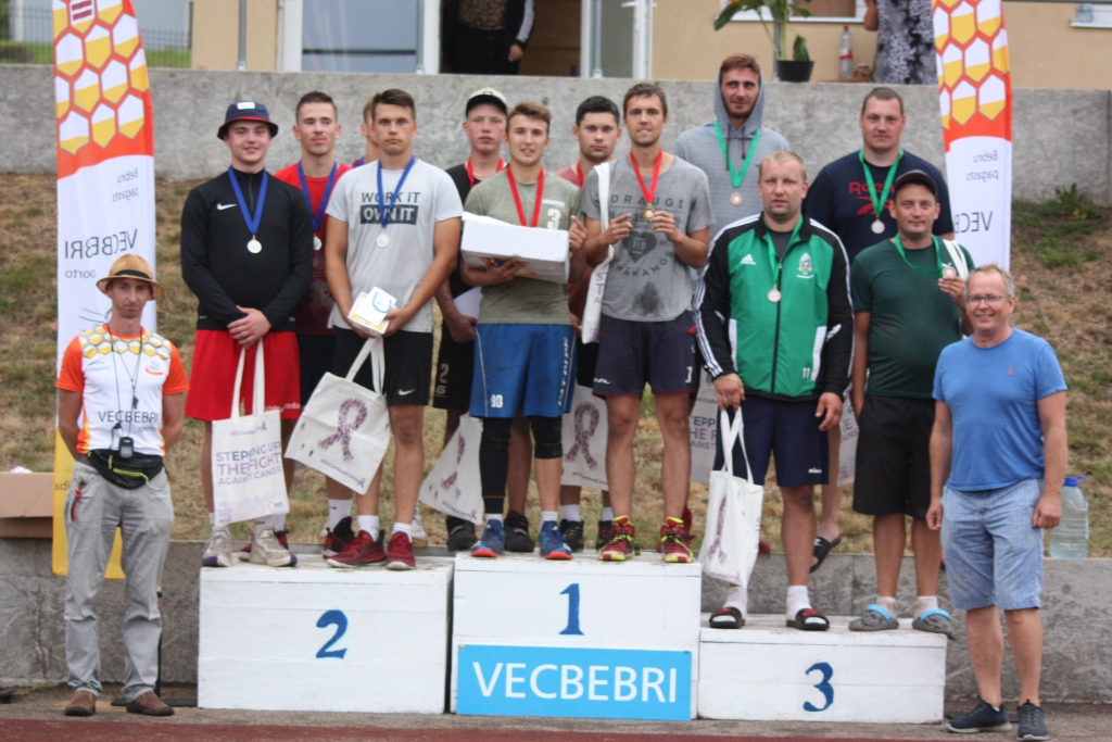 Uzvaras prieks visiem uz goda pjedestāla stāvošajiem.
Autors: no www.koknese.lv