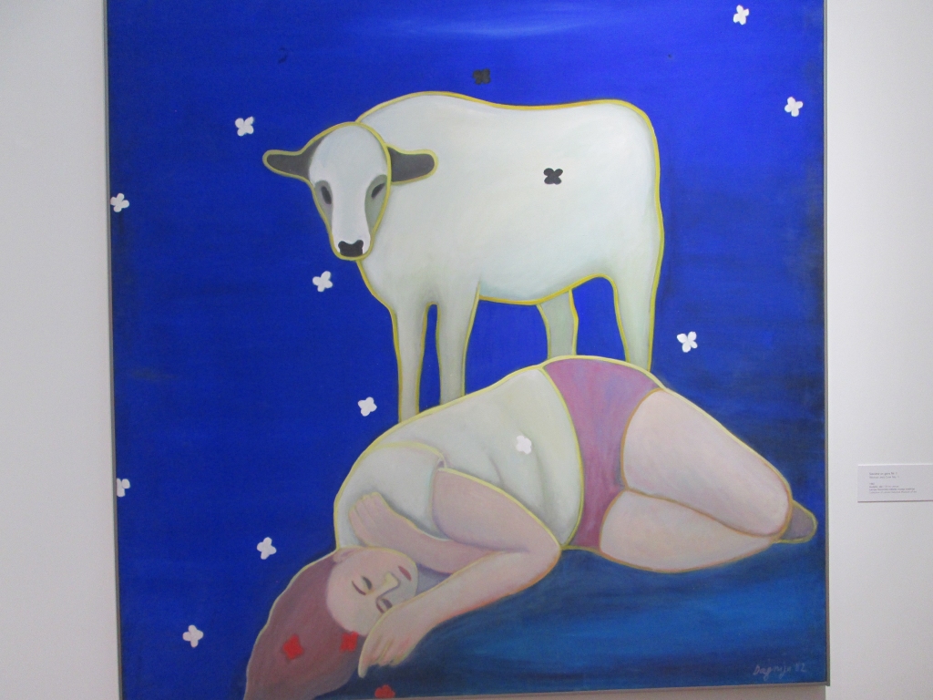 Pirmais darbs no cikla “Sieviete un govs”.
Autors: Ināra Sudare