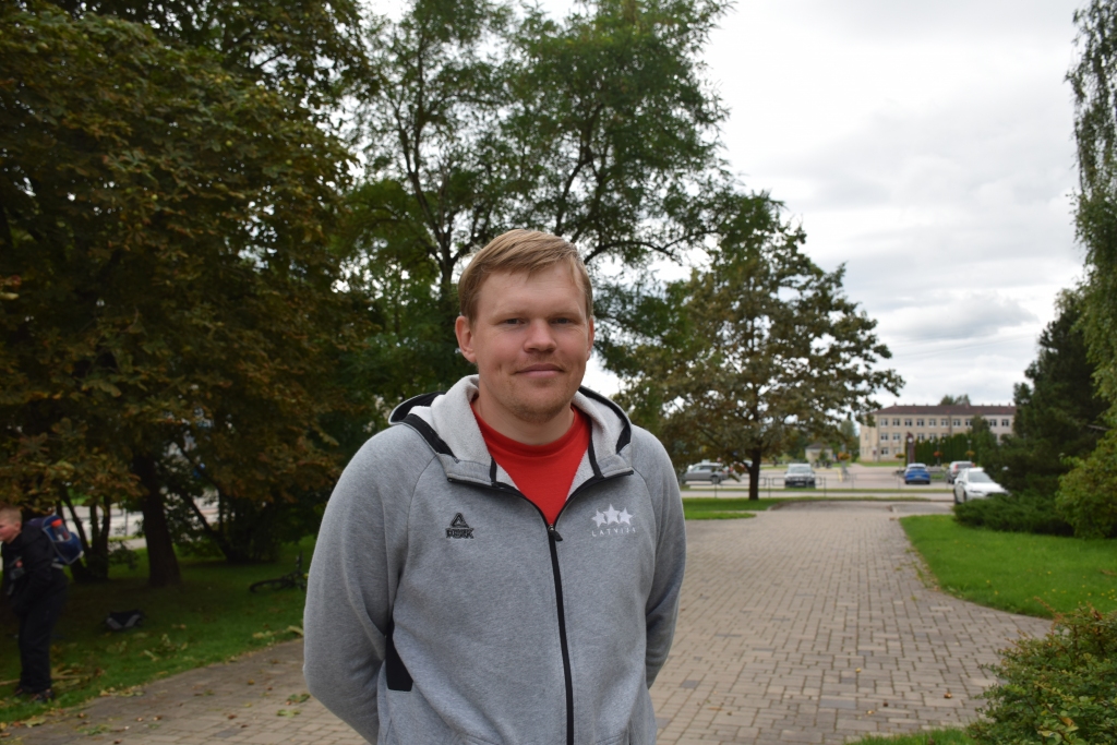 Jānis Lasis Aizkrauklē.