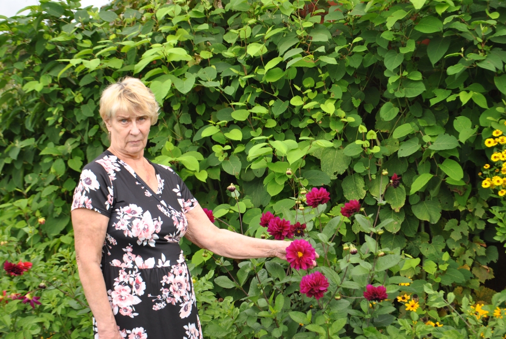 Aina Ozoliņa no Klintaines ar dzīvi ir apmierināta un neko negribētu mainīt.