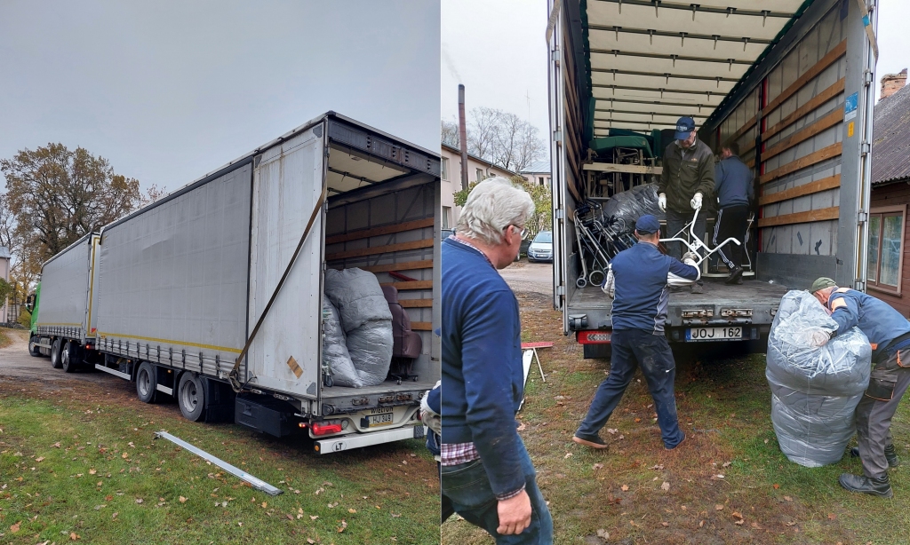 Trešā krava no Francijas. Humānās palīdzības organizācijas “AIMA” sūtījums oktobrī sasniedza Neretu.
Autors: no SAC