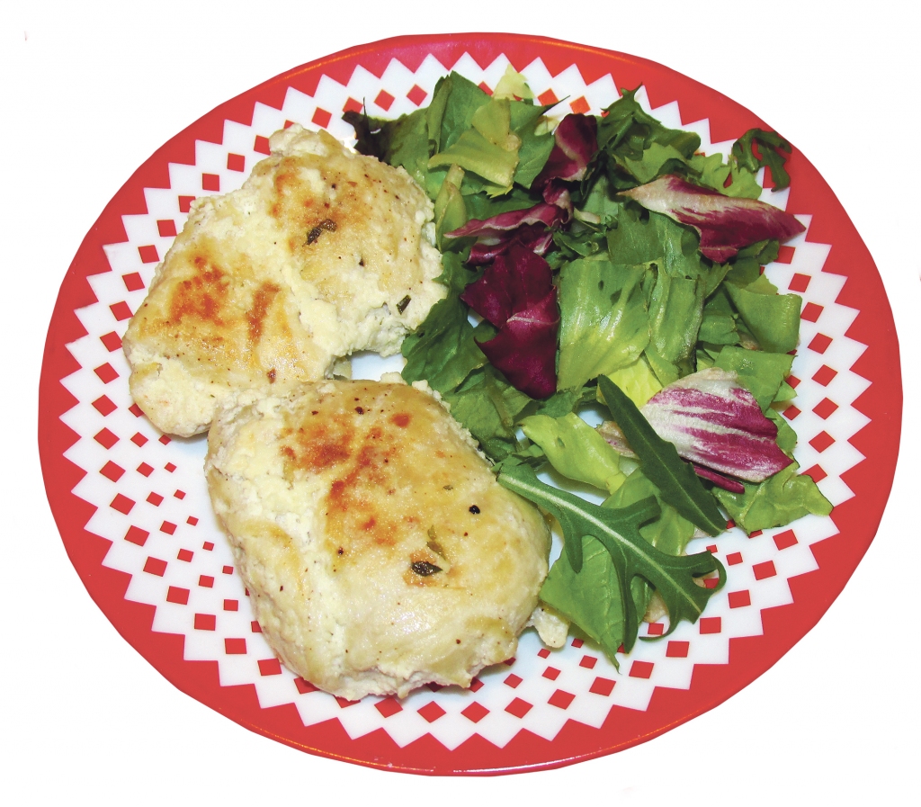 Cāļa filejas ruletītes ar siera pildījumu.