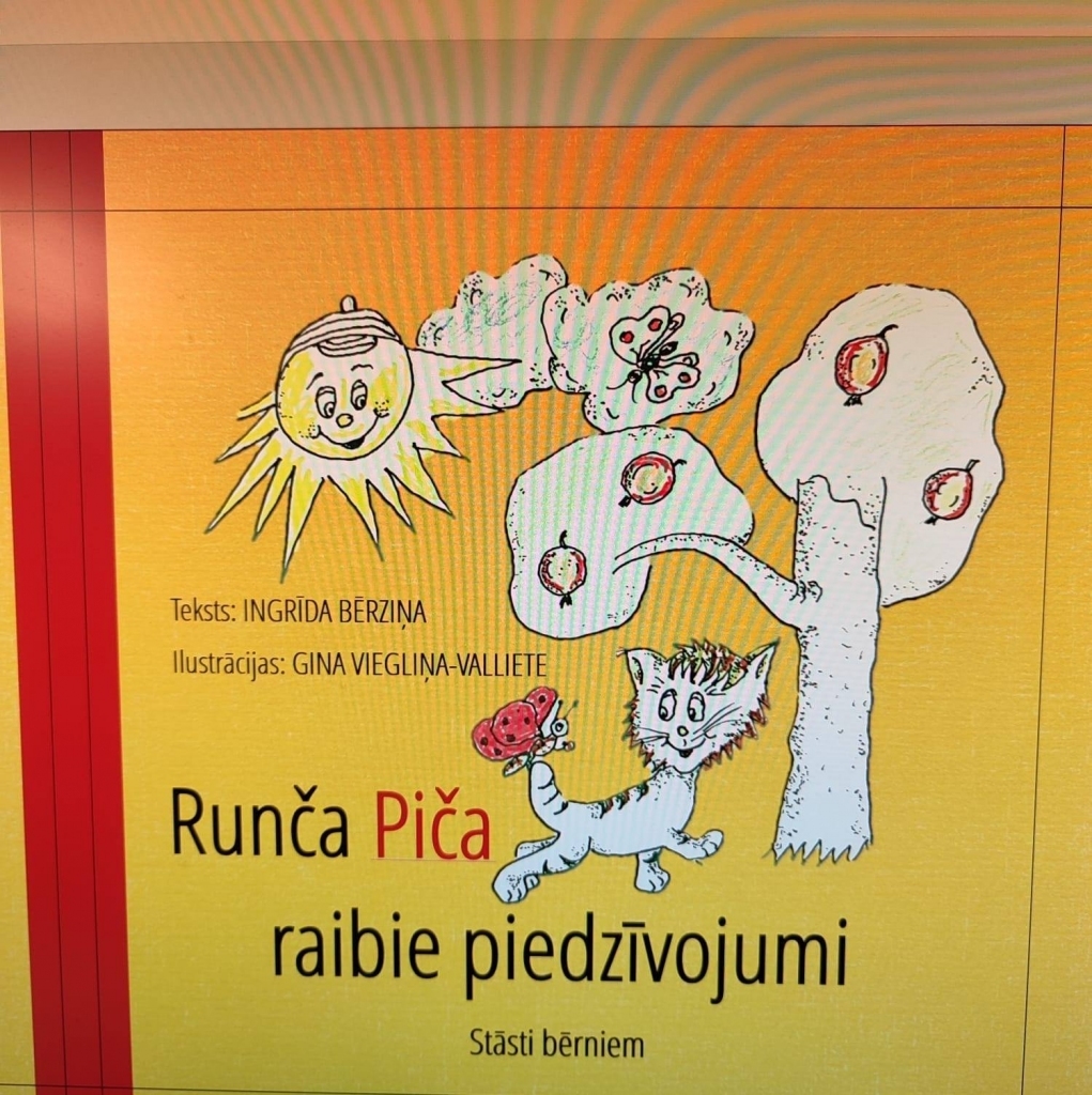 Grāmatas vāks nākamajam izdevumam.
Autors: zīmējumi  no Ginas Viegliņas “Facebook” konta